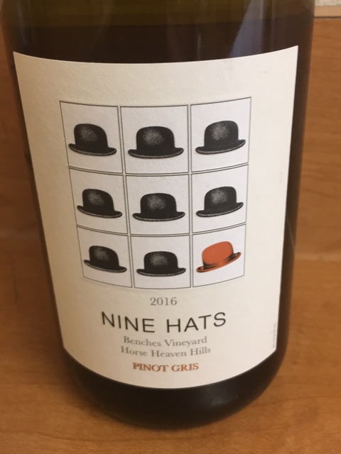 Nine Hats Wines - Pinot Gris - 2016