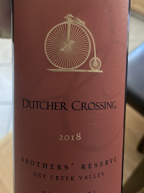 Dutcher Crossing - Brothers' Reserve Zinfandel - 2018