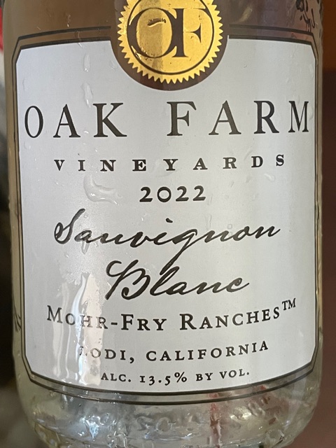 Oak Farm - Sauvignon Blanc - 2022