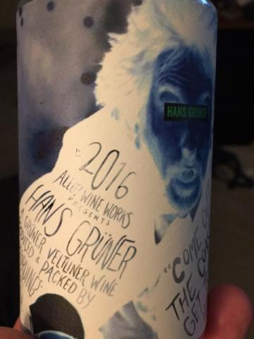 Alloy Wine Works - Hans Grüner - 2016