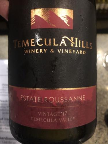 Temecula Hills - Roussanne - 2012