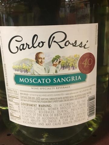 Carlo Rossi - Moscato Sangria - N.V.
