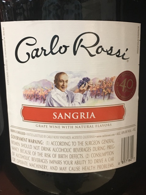 Carlo Rossi - Sangria - N.V.